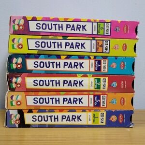 Vintage South Park VHS Bundle Vol 1 , 5-9 Lot of 6 Comedy Central